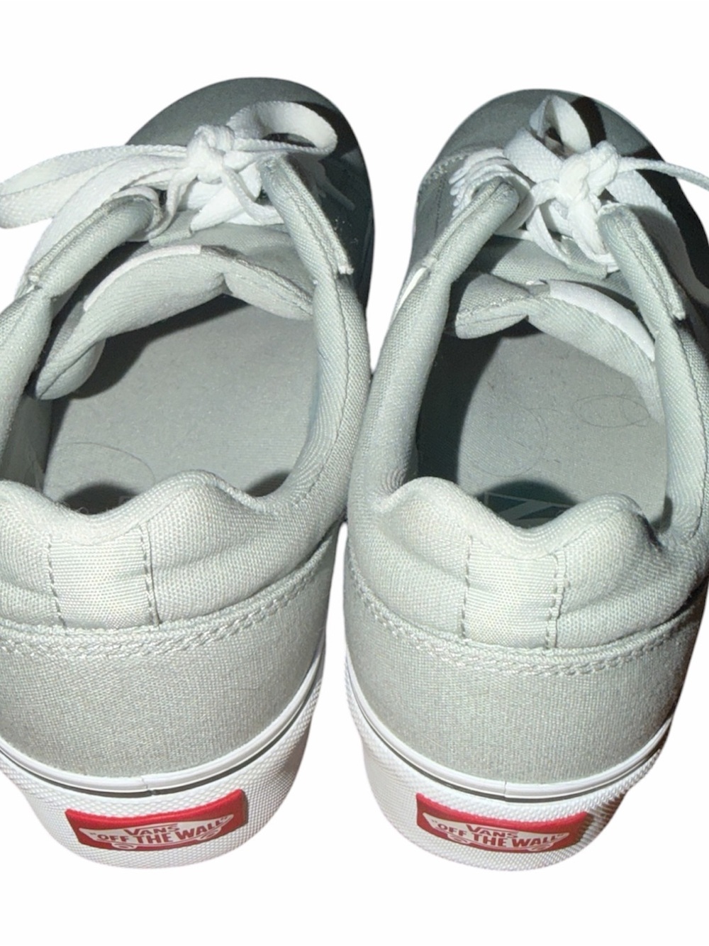 NWOT Vans Light Sage Platform Sneakers with White Midsole - Picture 6 of 8